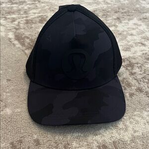 Lululemon Athletica Black Camo Hat